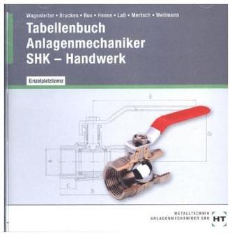 Tabellenbuch Anlagenmechaniker SHK - Handwerk, 1 CD-ROM Tabellenbuch Anlagenmechaniker SHK - Handwerk, 1 CD-ROM