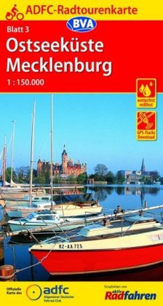 ADFC-Radtourenkarte Ostseeküste, Mecklenburg