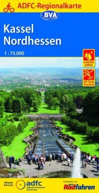 ADFC-Regionalkarte Kassel Nordhessen mit Tagestouren-Vorschlägen