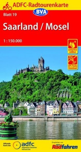ADFC-Radtourenkarte Saarland / Mosel