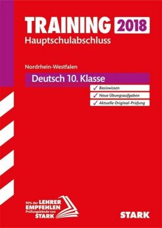 Training Hauptschulabschluss 2018 - Nordrhein-Westfalen - Deutsch