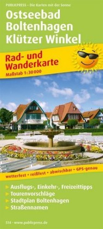 PublicPress Rad- und Wanderkarte Ostseebad Boltenhagen, Klützer Winkel PublicPress Rad- und Wanderkarte Ostseebad Boltenhagen, Klützer Winkel
