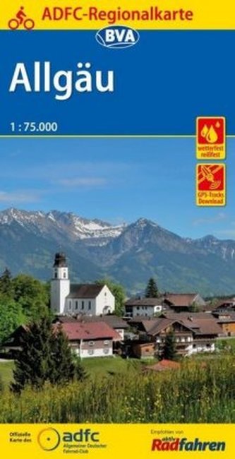 ADFC-Regionalkarte Allgäu