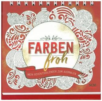Farbenfroh - Mein Adventskalender zum Ausmalen