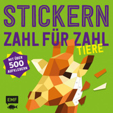 Stickern Zahl für Zahl - Tiere