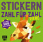 Stickern Zahl für Zahl - Tiere