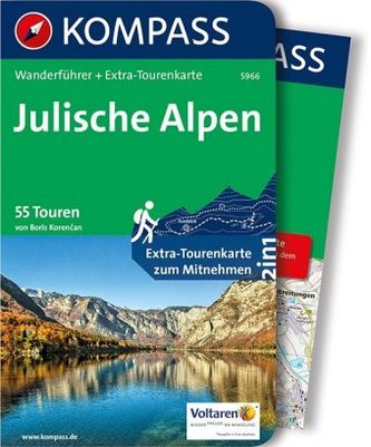 Kompass Wanderführer Julische Alpen, m. 1 Karte