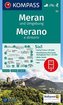 Kompass Karte Meran und Umgebung. Merano e dintorni