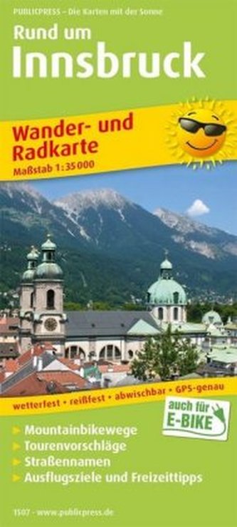 PublicPress Wander- und Radkarte Innsbruck und Umgebung PublicPress Wander- und Radkarte Innsbruck und Umgebung