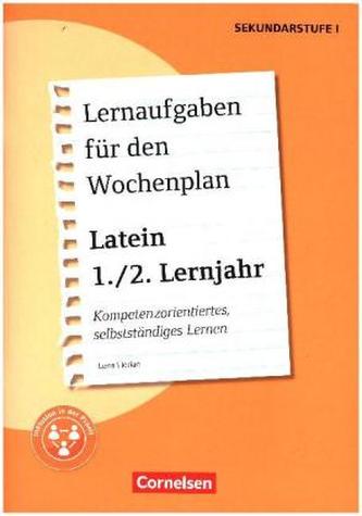 Lernaufgaben für den Wochenplan Latein 1./2. Lernjahr