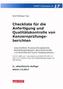 Checkliste für die Anfertigung und Qualitätskontrolle von Konzernprüfungsberichten