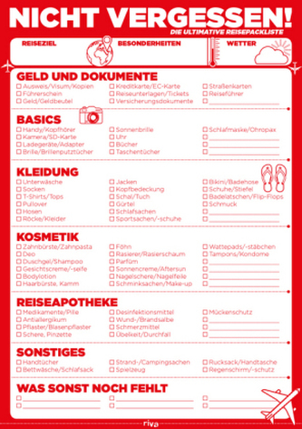 Nicht vergessen! Nicht vergessen!