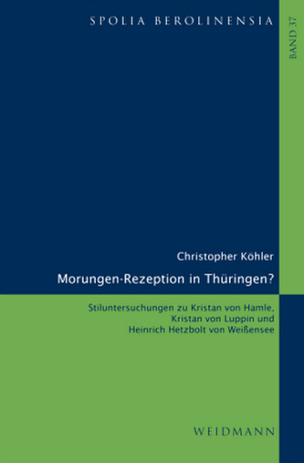 Morungen-Rezeption in Thüringen?