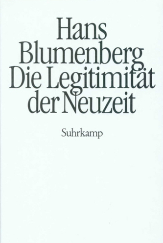 Die Legitimität der Neuzeit