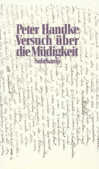 Versuch über die Müdigkeit
