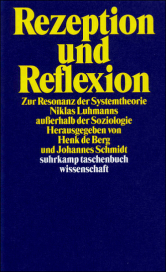 Rezeption und Reflexion Rezeption und Reflexion