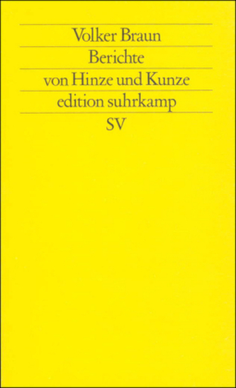 Berichte von Hinze und Kunze