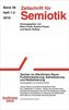 Zeitschrift für Semiotik. Bd.38/H.1-2