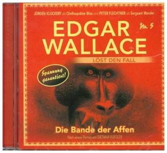 Edgar Wallace löst den Fall - Die Bande der Affen, 1 Audio-CD