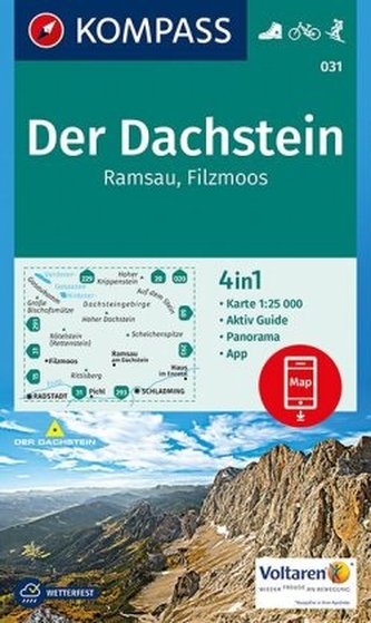 Kompass Karte Der Dachstein, Ramsau, Filzmoos