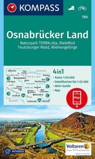 Kompass Karte Osnabrücker Land