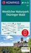 Kompass Karte Westlicher Naturpark Thüringer Wald