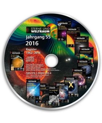 Sterne und Weltraum 2016, 1 CD-ROM Sterne und Weltraum 2016, 1 CD-ROM