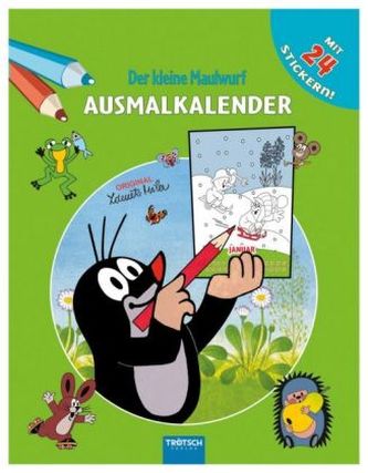 Der kleine Maulwurf Ausmalkalender