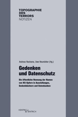 Gedenken und Datenschutz Gedenken und Datenschutz