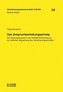 Das Anspruchserhebungsprinzip