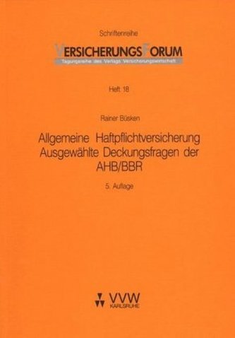 Allgemeine Haftpflichtversicherung
