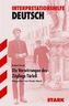 Robert Musil 'Die Verwirrungen des Zöglings Törleß'