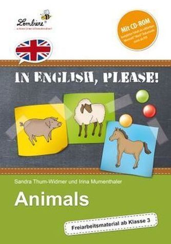 In English, please! Animals, m. CD-ROM