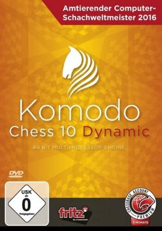 KOMODO CHESS 10 dynamics, DVD-ROM