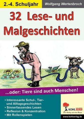 32 witzige Lese-, Mal- & Spielgeschichten. Bd.1
