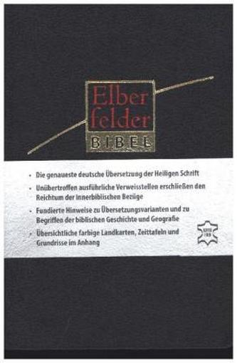 Elberfelder Bibel, Taschenausgabe Leder Goldschnitt