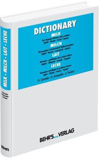 Dictionary Milk, Milch, Lait, Leche