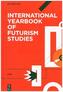 International Yearbook of Futurism Studies 2018
