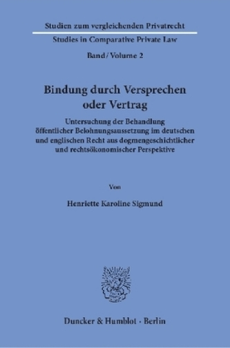 Bindung durch Versprechen oder Vertrag.