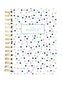 Hard Bound Journal: Small Pastel Dots - Hardcover-Notizbuch mit stabiler Ringbindung: Kleine pastellfarbene Punkte