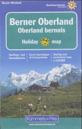 Kümmerly & Frey Karte Berner Oberland. Oberland bernois. Bernese Oberland