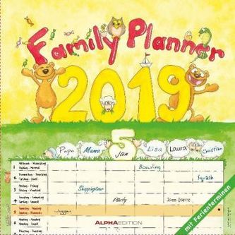 Familienplaner / Family Planner 2019 Familienplaner / Family Planner 2019