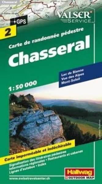 Hallwag Outdoor Map Chasseral
