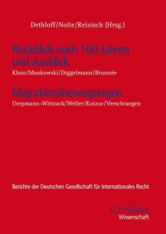 Rückblick nach 100 Jahren und Ausblick