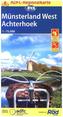 ADFC-Regionalkarte Münsterland West / Flusslandschaft Achterhoek, 1:75.000, reiß- und wetterfest, GPS-Tracks Download