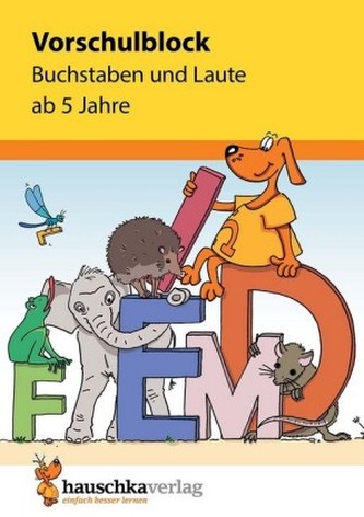 Vorschulblock - Buchstaben und Laute