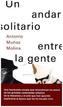 Un andar solitario entre la gente