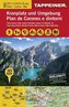 3D Wanderkarte Kronplatz und Umgebung. Carta escursionistica 3D - Plan de Corones e dintorni