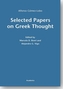Selected Papers on Greek Thought