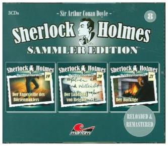 Sherlock Holmes Sammler Edition. Box.8, 3 Audio-CDs